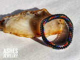 Stretchy Persian chainmail bracelet multi color