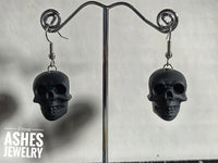 silicone skull earrings