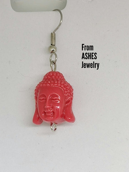 Buddha Head Dangle earrings